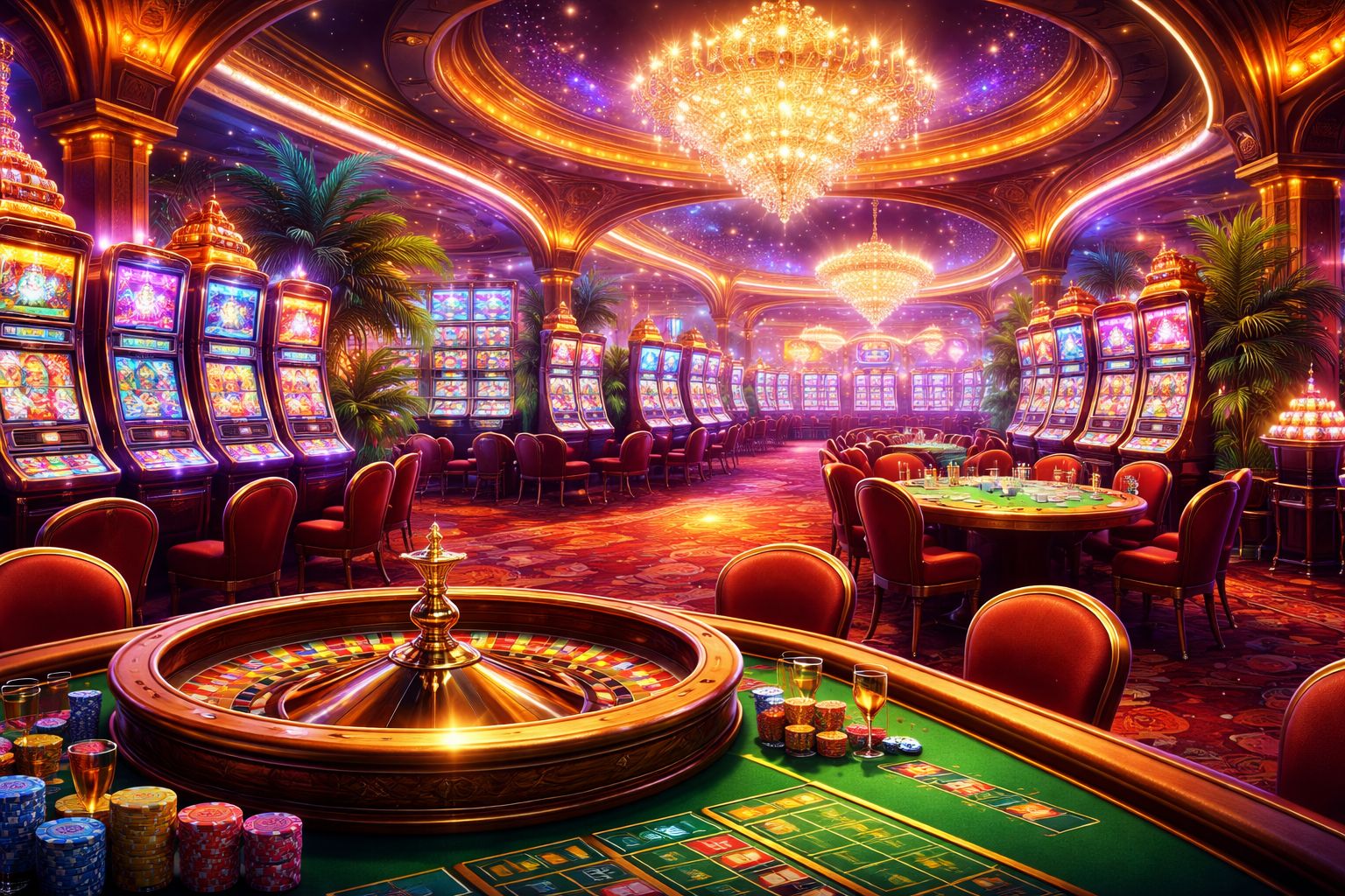 FA 99 casino banner with vibrant gaming atmosphere