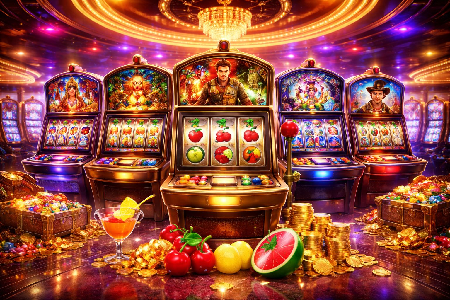 Move Between Classic Reels, Video Slots, And Jackpot Themes